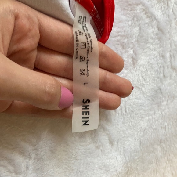 NWOT Red Shein Bikini (Both Top and Bottom) - Picture 3 of 7